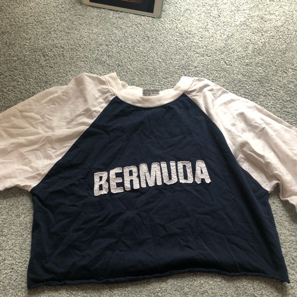 Bermuda cropped tee